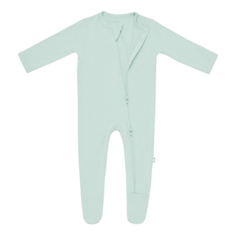 sage colored baby romper