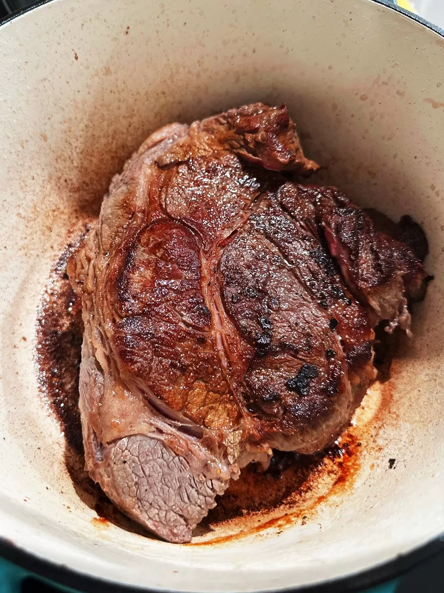 pan seared chuck roast