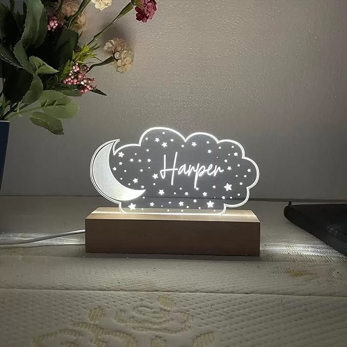 custom personalized baby night light