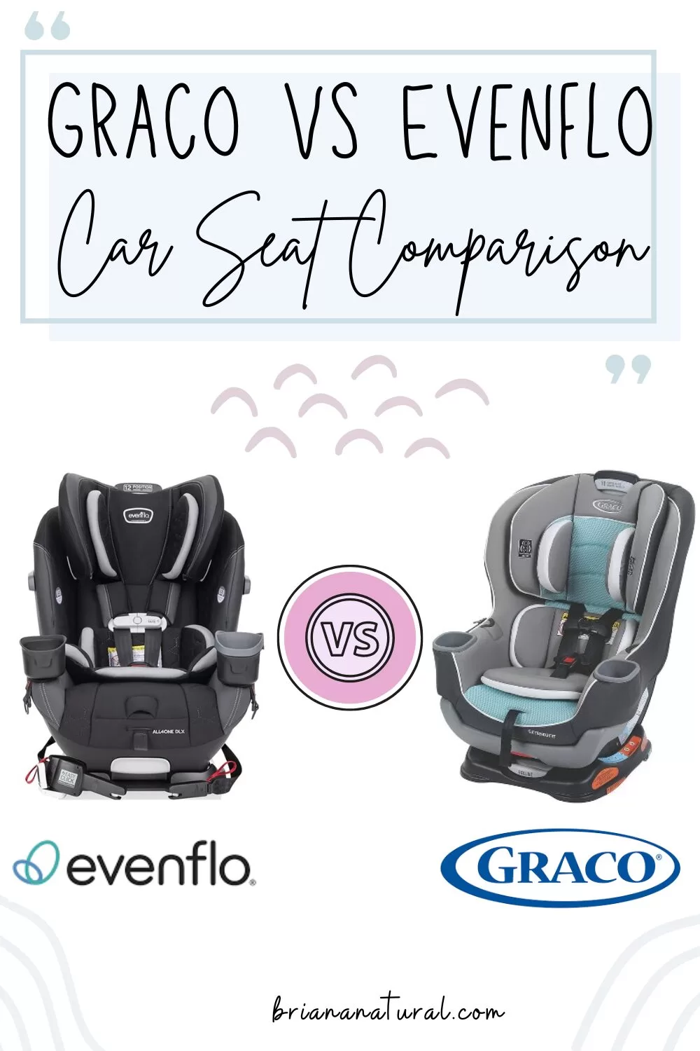 Graco Vs Evenflo Convertible Car Seat Comparison Tested Briana Natural