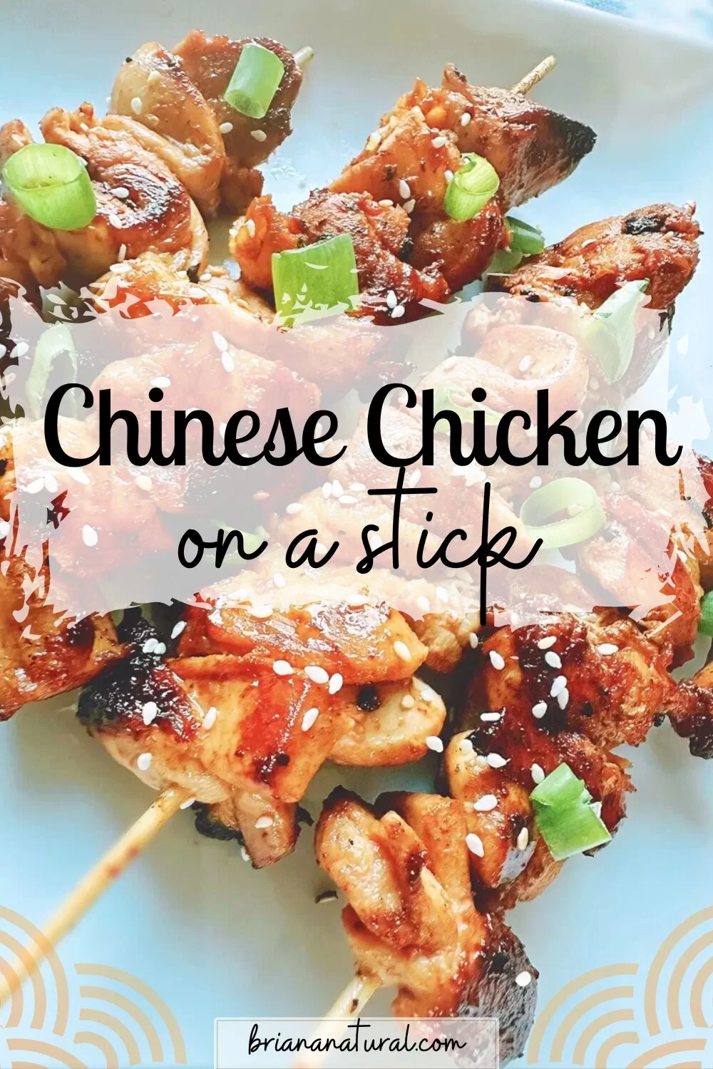 How to Make Chinese Chicken on a Stick {Easy Recipe} - Tastefully Vikkie