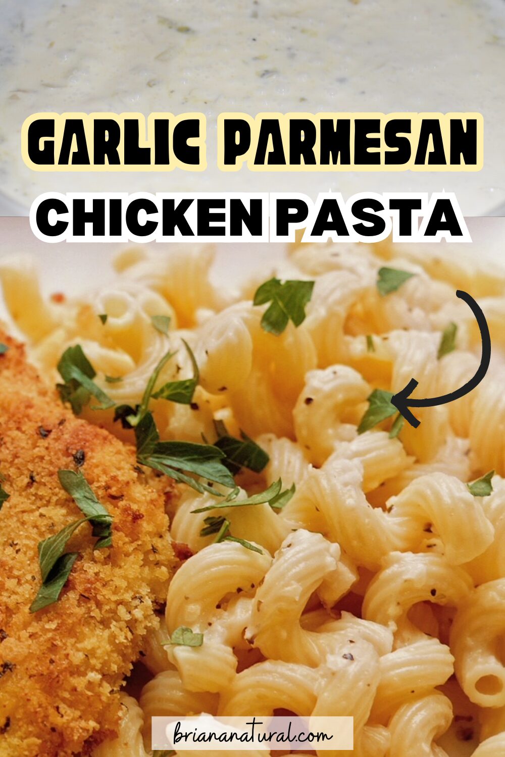 Garlic Parmesan Chicken Pasta Recipe cover photo